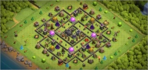 Clash of Clans CV9 Full + 1900 Gemas, Full Reservatórios