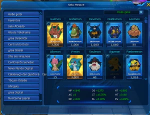 Conta Ladmo Omega - Digimon Masters Online