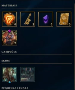 Conta League of Legends Platina IV LOL