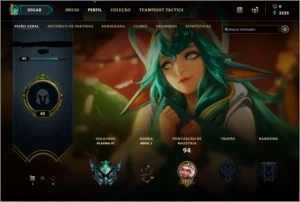 Conta League of Legends Platina IV LOL