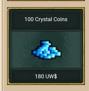 Vendo 1kk 0,50c Tibia Underwar