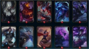CONTA LOL LVL 370 PLATINA 3 COM 347 SKINS TODOS CHAMPS - League of Legends