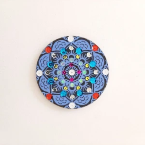 Mandala da Prosperidade Az - Artesanato e Personalizados