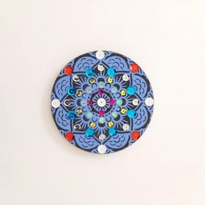 Mandala da Prosperidade Az - Artesanato e Personalizados