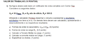Ajuda trabalho eletronica análogica - Outros