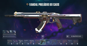 Conta FA valorant karambit saqueadora, preludio caos e recon