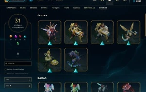 Conta LOL: 200+ Skins - Caitlyn Prestígio e Neeko Prestígio - League of Legends