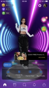 Conta imvu feminina 10 anos com Age e dinheiro