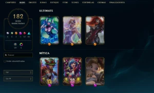 Conta Lol 100% Segura Full Acesso| Skins 182 | Nvl 309 | VIP - League of Legends