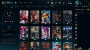 Conta lol gold1 +117skin - League of Legends