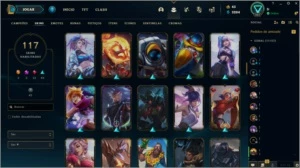 Conta lol gold1 +117skin - League of Legends