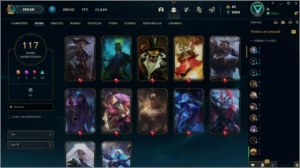 Conta lol gold1 +117skin - League of Legends