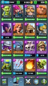 CONTA NV 8 ARENA 10 // 3 LENDÁRIAS BOAS PRA COMBO - Clash Royale