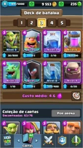 CONTA NV 8 ARENA 10 // 3 LENDÁRIAS BOAS PRA COMBO - Clash Royale