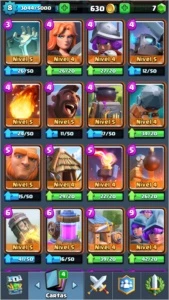 Conta Clash Royale Arena 9 + Clans CV 6 Full Grátis
