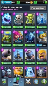 Conta Clash Royale Arena 9 + Clans CV 6 Full Grátis