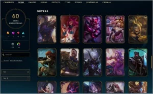 Conta diamante 4 - League of Legends LOL