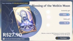 Conta Yae Miko + Ganyu + 5 armas 5* ~ AR55 - Genshin Impact