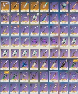Conta Yae Miko + Ganyu + 5 armas 5* ~ AR55 - Genshin Impact