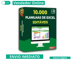 Super Pack +15.000 Planilhas Prontas Editáveis + BRINDE - Softwares and Licenses