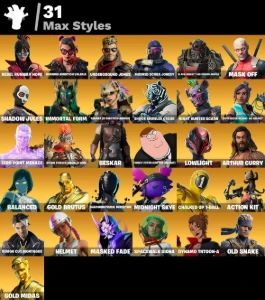 Conta Fortnite | 98 Skins | Midas | Melhor Entrega