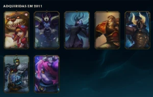 Conta Season 1 League of Legends LOL