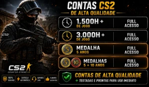 Conta Cs2 Com Horas | Antigas | Full Acesso - Entrega Rápida - Counter Strike