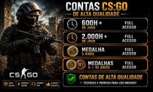 Conta Cs2 Com Horas | Antigas | Full Acesso - Entrega Rápida - Counter Strike