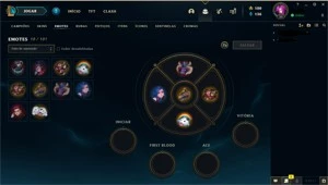 Conta platina 1 65% winrate - League of Legends LOL