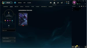 Conta platina 1 65% winrate - League of Legends LOL