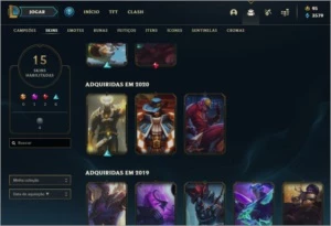 CONTA PLATINA PROMOÇÃO - League of Legends LOL