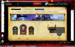 CONTA OURO V - League of Legends LOL