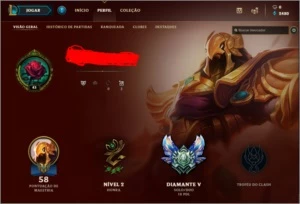 Conta Diamante V Nova c 24 champs 3 reembolsos - League of Legends LOL