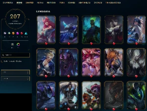 CONTA LOL & TFT ● 207 SKINS (2 PRESTIGIOS) ● +MUITO CONTEÚDO - League of Legends