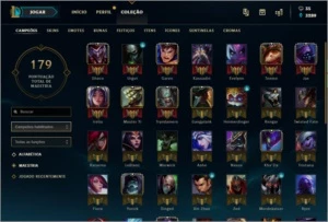 Conta gold 5 com borda platina em flex - League of Legends LOL