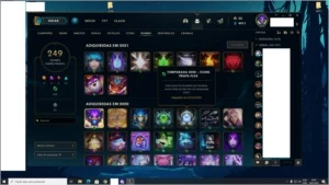 Conta League of Legends lvl 254 + Conta valorant beta LOL