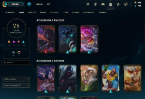 Vendo Conta De Lol Lvl 72 Com 62 Ampeoes - League of Legends