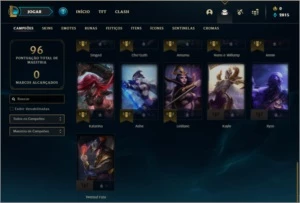 Conta prata 4 com 13 skins e 41 champs - League of Legends LOL