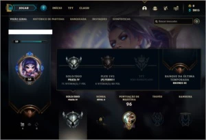 Conta prata 4 com 13 skins e 41 champs - League of Legends LOL