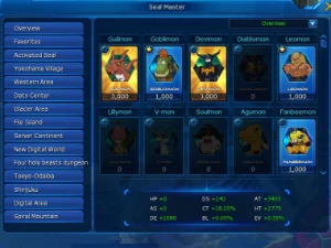 Conta mid game NADMO Omegamon - Digimon Masters Online