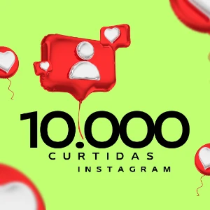 10k Curtidas Instagram Brasileiras - Redes Sociais