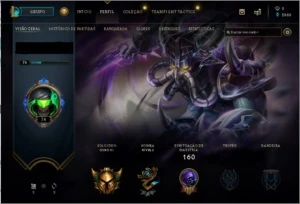 Conta LOL Ouro 3 - League of Legends