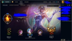 Conta lol ouro V - League of Legends