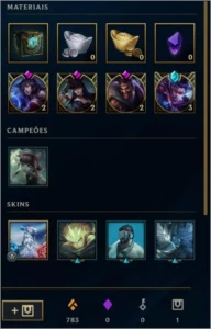 Conta lol ouro V - League of Legends