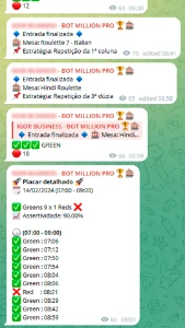 Bot Million Pro | Com Resumo De Green X Red | Envio Imediato - Outros