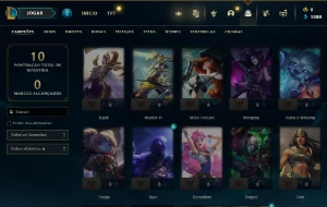 CONTA DE LOL UNRANKED C/ PROJETO IRELIA/APHELIOS FERA LUNAR - League of Legends
