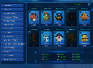 Account NA DMO - EndGame - Digimon Masters Online