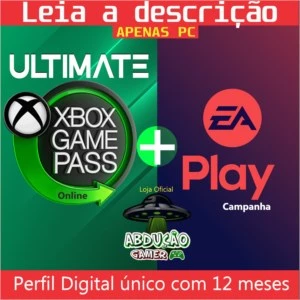 Xbox Gamepass Ultimate 12 meses + EA PLAY (PARA PC) - Gift Cards