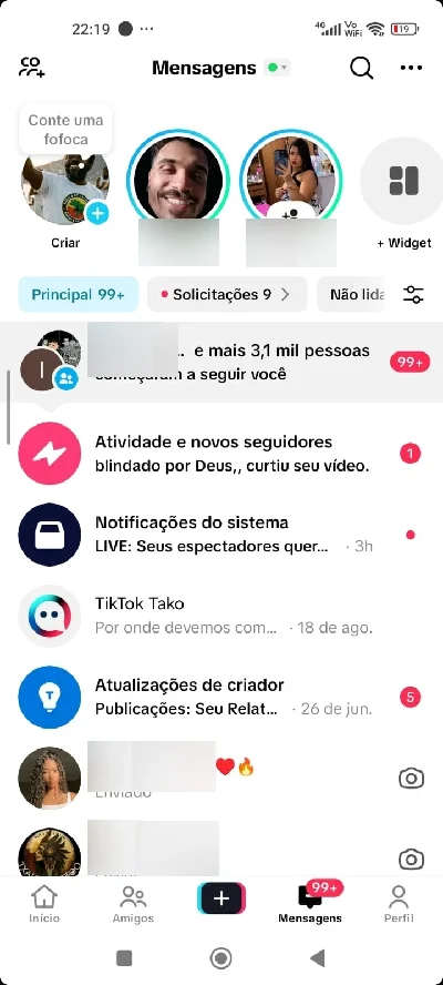 Conta Tiktok Com 22,4K Seguidores Reais - Redes Sociais