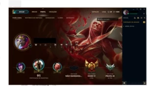 Conta League of Legends Ouro 5 LOL